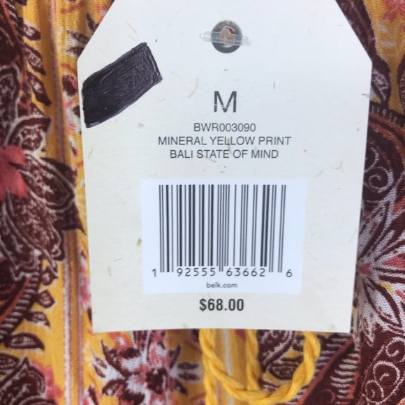 Wonderly Gold Yellow Bali State of Mind Romper - Picture 8 of 8